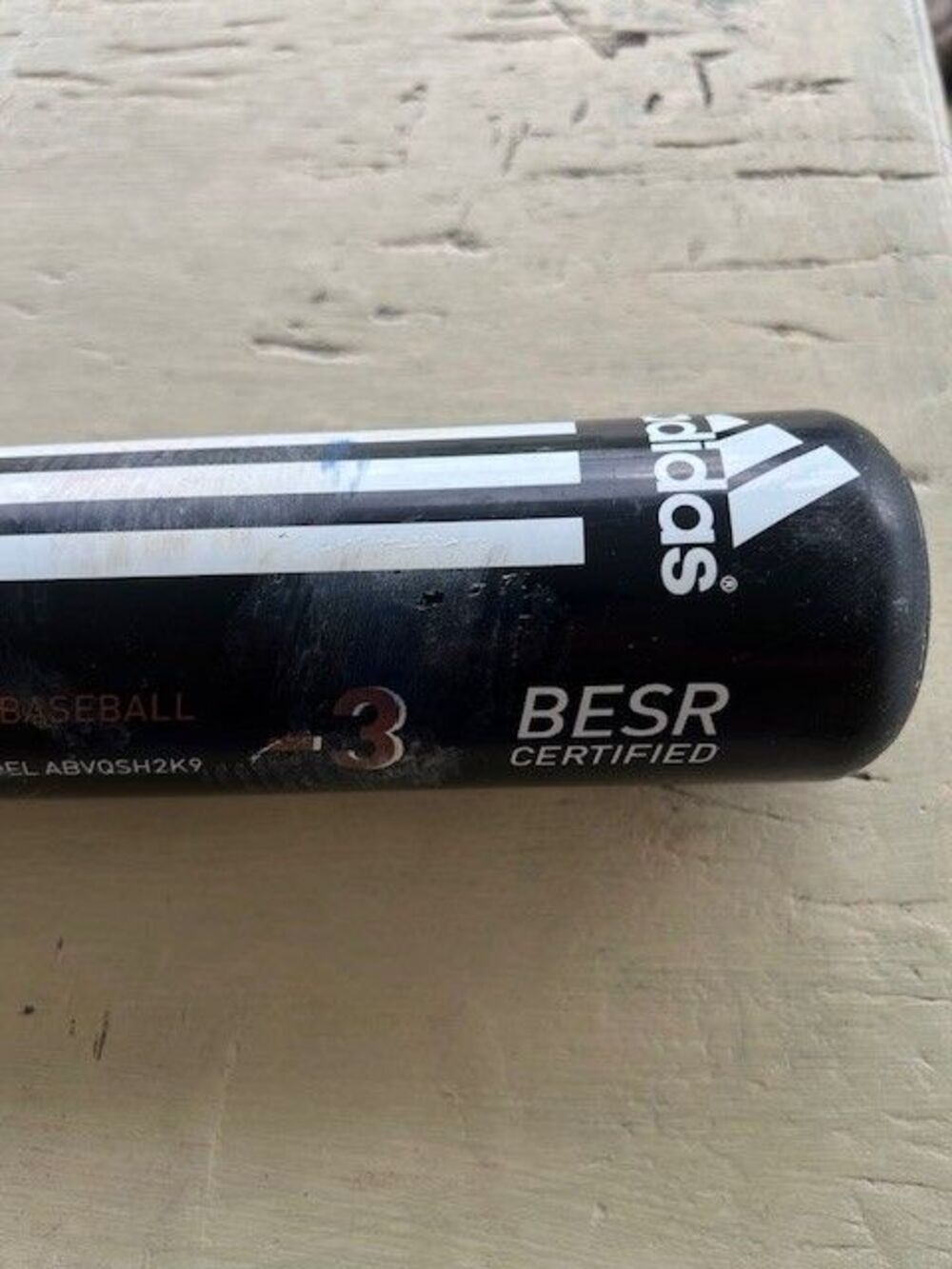 Adidas Vanquish Baseball Bat Mdl ABVQSH2K9 31”/28oz BESR cert need grip
